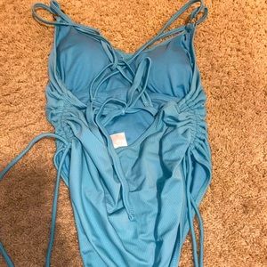 Dark Turquoise One Piece Bathing Suit